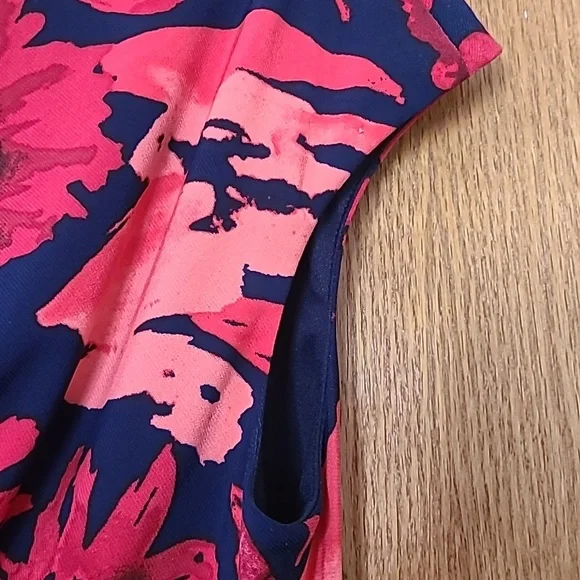 JonesWear Dress Red floral - Picture 4 of 4